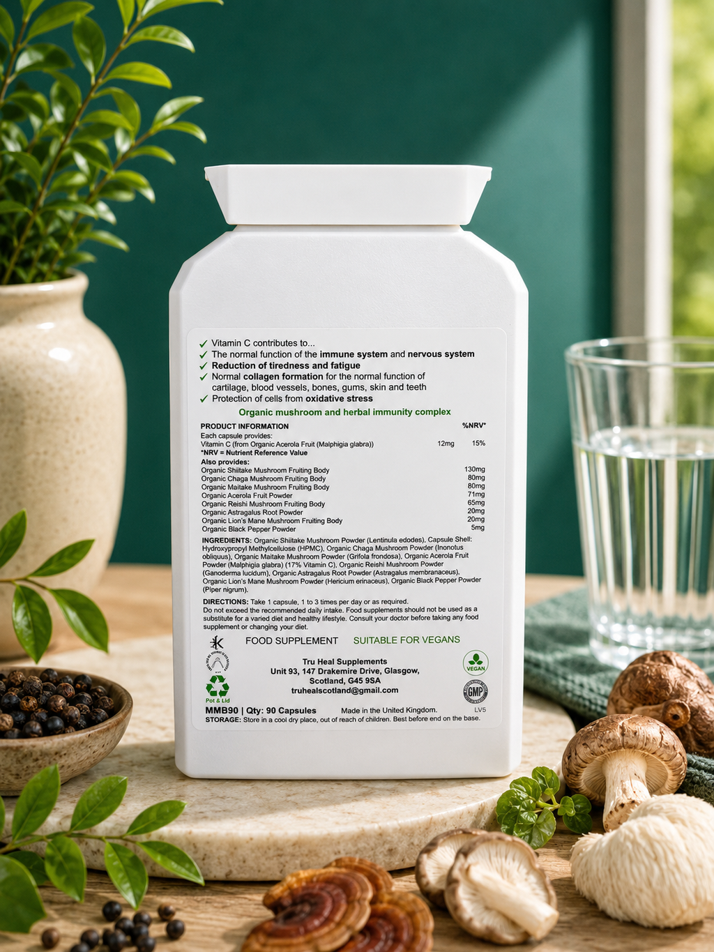 Tru-Heal Vitality & Focus – Daily Energy & Cognitive Wellness