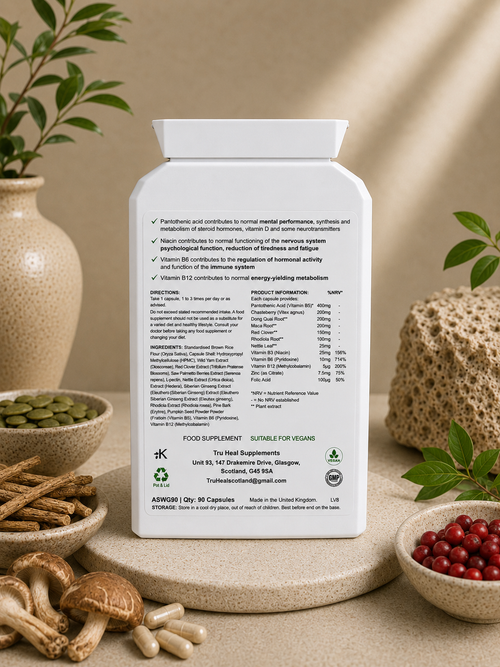 Tru-Heal AshwaCalm – Ashwagandha & Botanical Wellness Complex