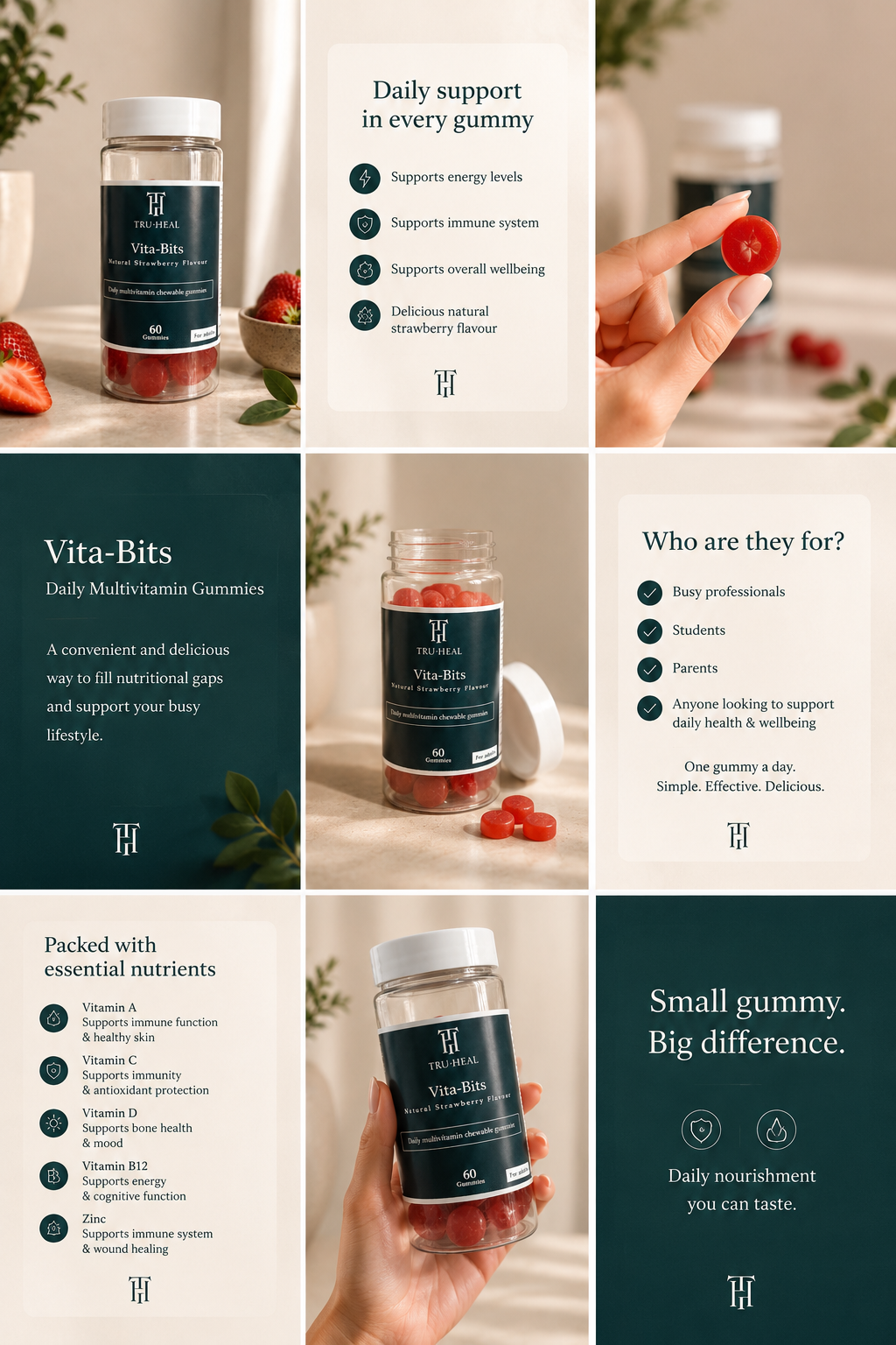 Tru-Heal Vita-Bits Daily Multivitamin Gummies