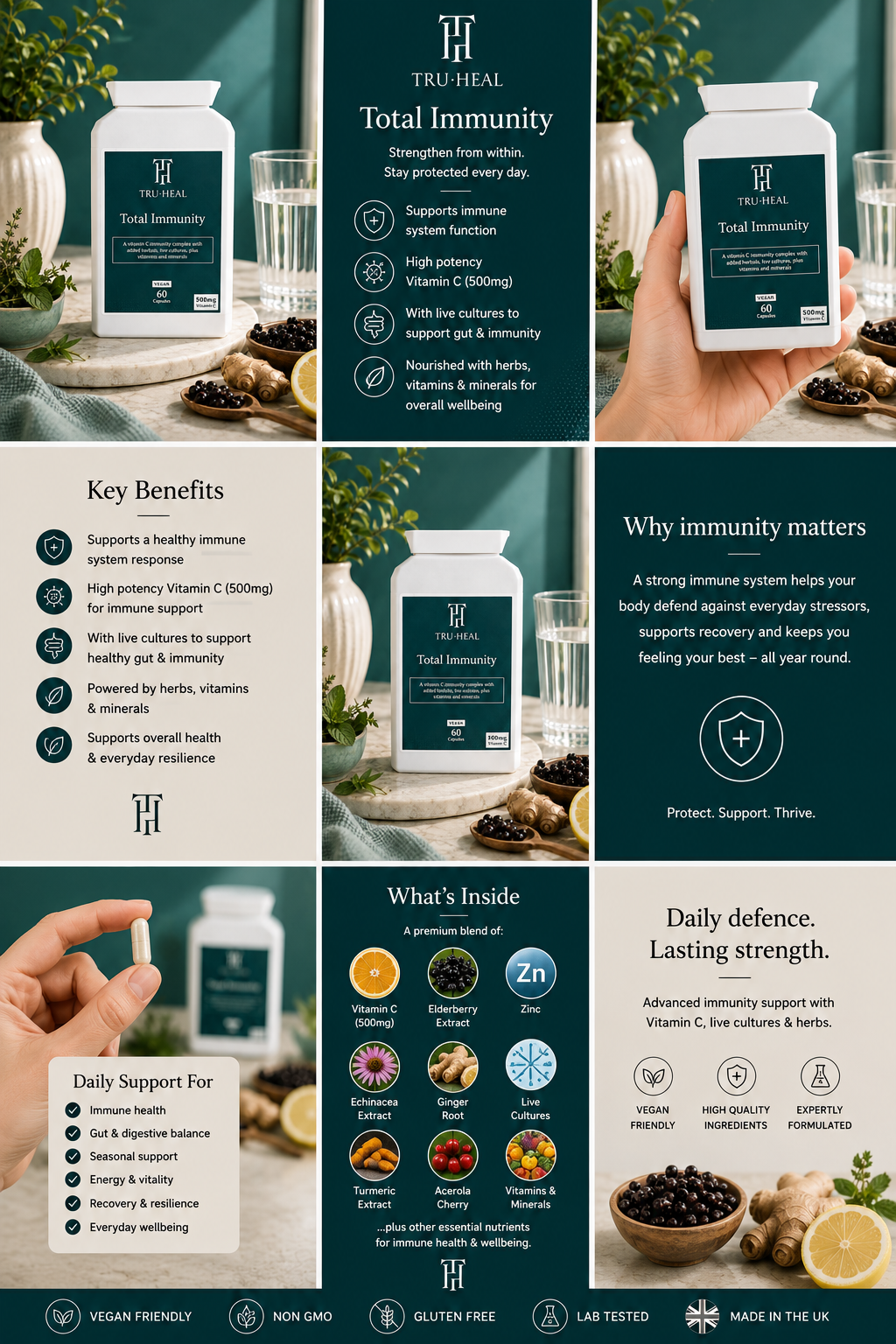 Tru-Heal Total Immunity – Daily Immune & Wellness Support