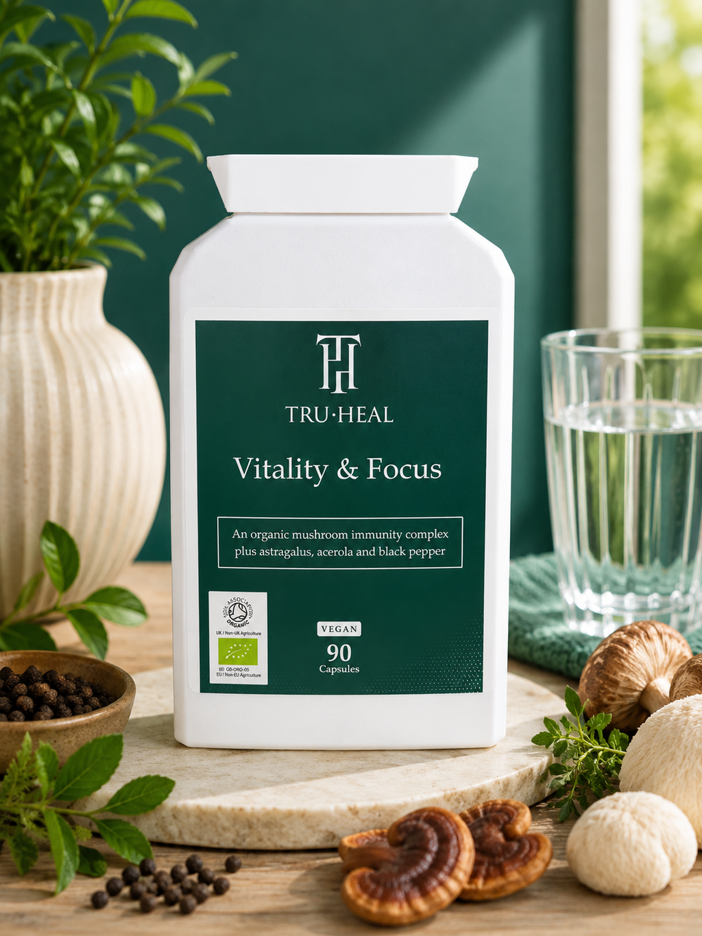 Tru-Heal Vitality & Focus – Daily Energy & Cognitive Wellness
