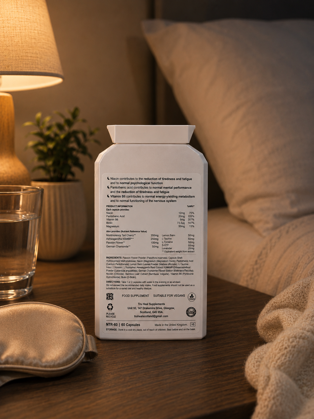 Tru-Heal SleepEase | Night-Time Sleep Support Capsules